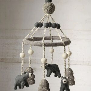 **Last One**Handmade Felt Bear Mobile